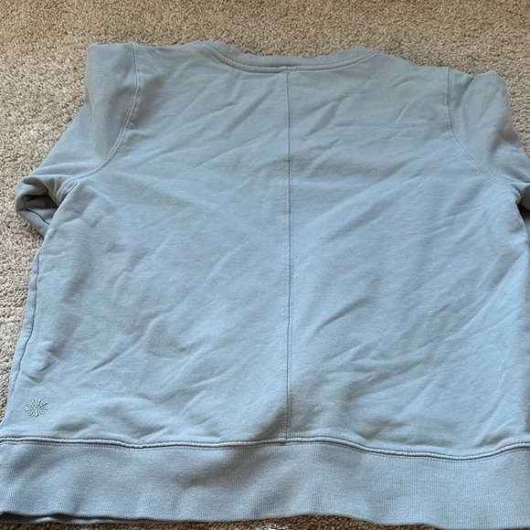 Athleta Light Gray sweatshirt-small - Picture 4 of 5